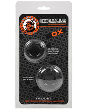 Load image into Gallery viewer, Oxballs Truckt Cock &amp; Ball Ring - Black Pack Of 2
