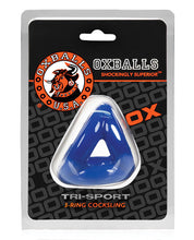 Load image into Gallery viewer, Oxballs Atomic Jock Tri Sport Cocksling - Police Blue