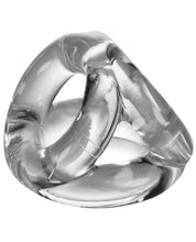 Load image into Gallery viewer, Oxballs Atomic Jock Tri Sport 3 Ring Sling Cockring - Clear