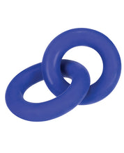 Load image into Gallery viewer, Hunky Junk Duo Linked Cock &amp; Ball Rings - Cobalt