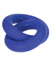 Load image into Gallery viewer, Hunky Junk Duo Linked Cock &amp; Ball Rings - Cobalt