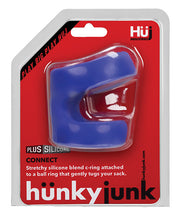 Load image into Gallery viewer, Hunky Junk Connect Cock Ring W-balltugger - Cobalt