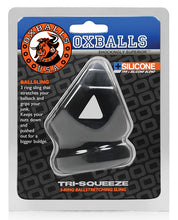Load image into Gallery viewer, Oxballs Tri-squeeze Cocksling-ball Stretcher - Black Ice