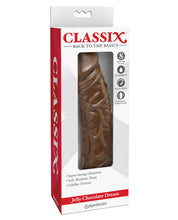 Load image into Gallery viewer, Clasix Jelly Chocolate Dream Big Vein Vibrator - Multi-speed