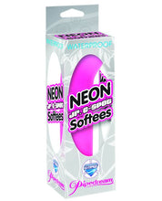 Load image into Gallery viewer, Neon Luv Touch Jr 5" G Spot Softees Waterproof - Pink