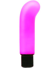 Load image into Gallery viewer, Neon Luv Touch Jr 5" G Spot Softees Waterproof - Pink