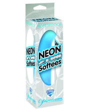 Load image into Gallery viewer, Neon Luv Touch Jr 5" G Spot Softees Waterproof - Blue