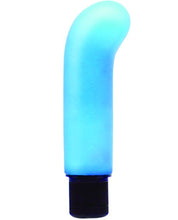 Load image into Gallery viewer, Neon Luv Touch Jr 5" G Spot Softees Waterproof - Blue