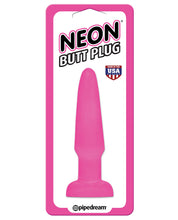 Load image into Gallery viewer, Neon Luv Touch Butt Plug - Pink
