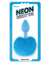 Load image into Gallery viewer, Neon Luv Touch Bunny Tail - Blue