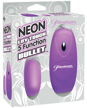 Load image into Gallery viewer, Neon Luv Touch Bullet - 5 Function Purple