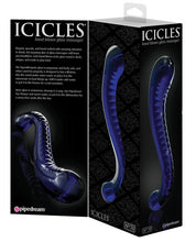 Load image into Gallery viewer, Icicles No. 70 Hand Blown Glass G-spot Dildo - Purple