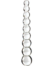 Load image into Gallery viewer, Icicles No. 2 Hand Blown Glass Massager - Clear Rippled