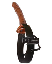 Load image into Gallery viewer, Fetish Fantasy Series 10" Chocolate Dream Vibrating Hollow Strap On