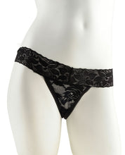 Load image into Gallery viewer, Fetish Fantasy Series Hanky Spank Me Vibrating Panties - Black