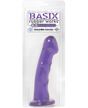 Load image into Gallery viewer, Basix Rubber Works 6.5" Dong - Purple