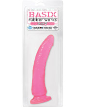 Load image into Gallery viewer, Basix Rubber Works 7" Slim Dong - Pink