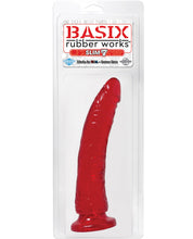 Load image into Gallery viewer, Basix Rubber Works 7" Slim Dong - Red