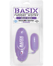 Load image into Gallery viewer, Basix Rubber Works Jelly Egg - Purple