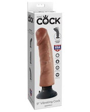 Load image into Gallery viewer, King Cock 9" Vibrating Cock - Tan