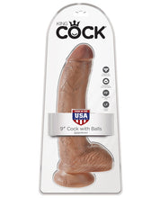 Load image into Gallery viewer, King Cock 9" Cock W-balls - Tan