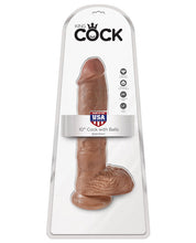 Load image into Gallery viewer, King Cock 10" Cock W-balls - Tan