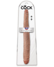 Load image into Gallery viewer, King Cock 16" Tapered Double Dildo - Tan