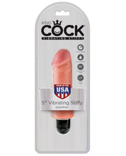 Load image into Gallery viewer, King Cock  5" Vibrating Stiffy - Flesh