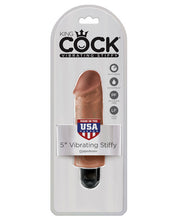 Load image into Gallery viewer, King Cock 5" Vibrating Stiffy - Tan