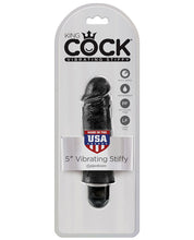 Load image into Gallery viewer, King Cock  5" Vibrating Stiffy - Black