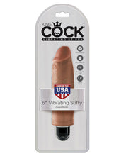 Load image into Gallery viewer, King Cock 6" Vibrating Stiffy - Tan