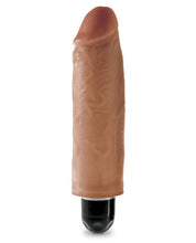 Load image into Gallery viewer, King Cock 6" Vibrating Stiffy - Tan