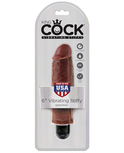 Load image into Gallery viewer, King Cock  6" Vibrating Stiffy - Brown