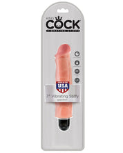 Load image into Gallery viewer, King Cock  7" Vibrating Stiffy - Flesh