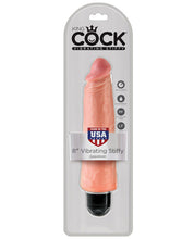 Load image into Gallery viewer, King Cock  8" Vibrating Stiffy - Flesh