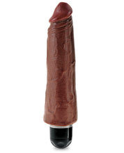 Load image into Gallery viewer, King Cock  8" Vibrating Stiffy - Brown