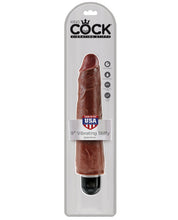 Load image into Gallery viewer, King Cock  9" Vibrating Stiffy - Brown
