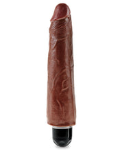 Load image into Gallery viewer, King Cock  9" Vibrating Stiffy - Brown