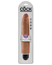 Load image into Gallery viewer, King Cock 10" Vibrating Stiffy - Tan