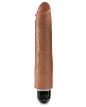 Load image into Gallery viewer, King Cock 10" Vibrating Stiffy - Tan