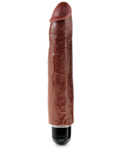 Load image into Gallery viewer, King Cock  10" Vibrating Stiffy - Brown