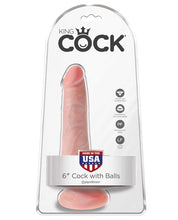 Load image into Gallery viewer, King Cock 6" Cock W-balls - Flesh