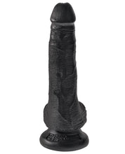 Load image into Gallery viewer, King Cock 6" Cock W-balls - Black