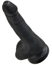 Load image into Gallery viewer, King Cock 6" Cock W-balls - Black
