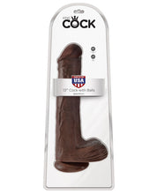 Load image into Gallery viewer, King Cock 13" Cock W-balls - Brown