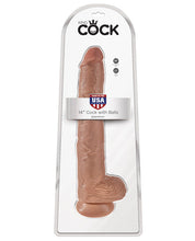 Load image into Gallery viewer, King Cock 14" Cock W-balls - Tan
