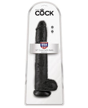Load image into Gallery viewer, King Cock 14" Cock W-balls - Black