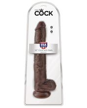 Load image into Gallery viewer, King Cock 14" Cock W-balls - Brown