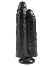 Load image into Gallery viewer, King Cock 9" Two Cocks One Hole - Black