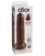 Load image into Gallery viewer, King Cock 9" Uncut Dildo - Brown
